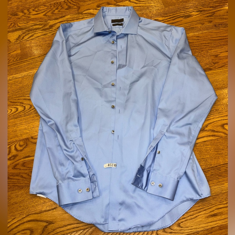Calvin Klein sky blue slim fit dress shirt 16 34/35